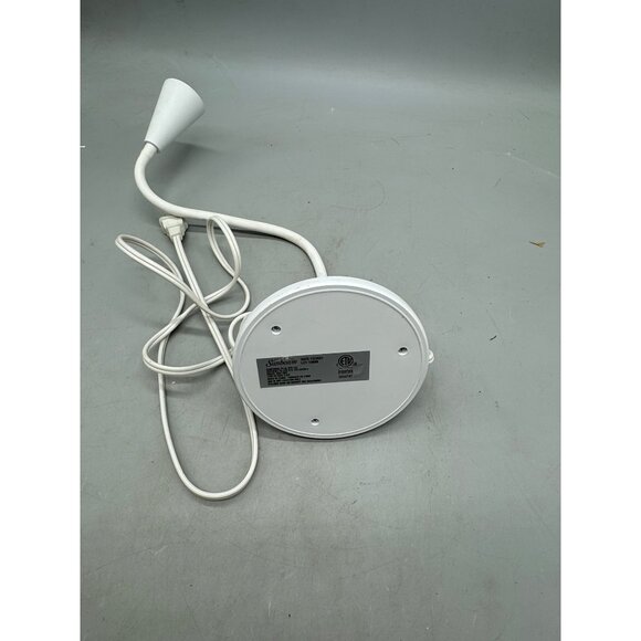 White Adjustable Desk Lamp Flexible Neck & On/Off Switch ETL Lighting READ - Picture 3 of 10